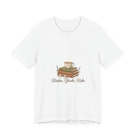 Unisex-T-Shirt aus Jersey mit kurzen Ärmeln